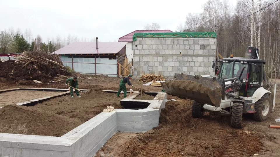Распределение засыпки техникой и вручную