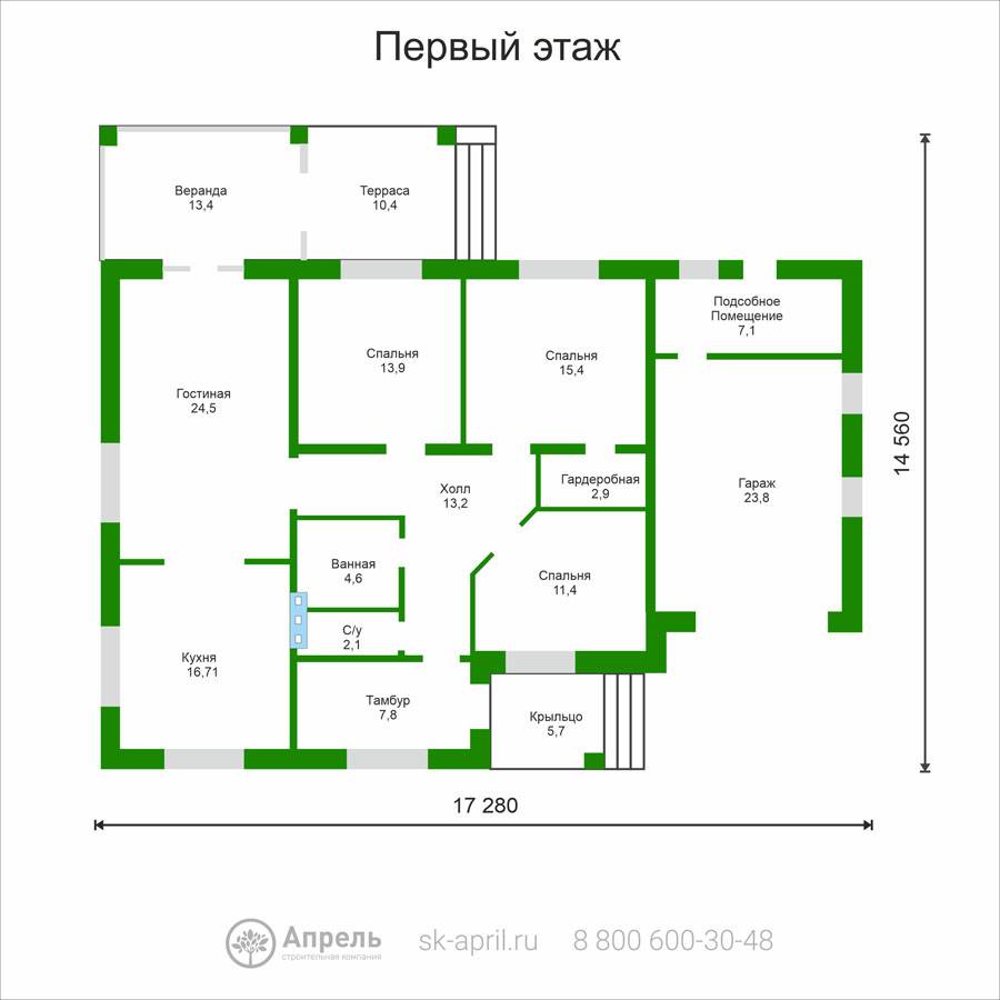 Строительная компания апрель проекты