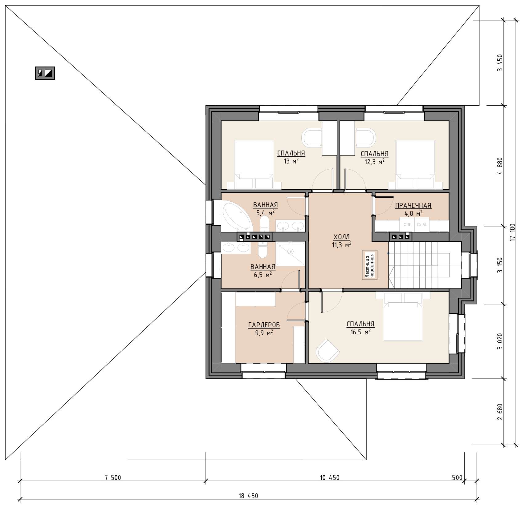 План 1 этажа
