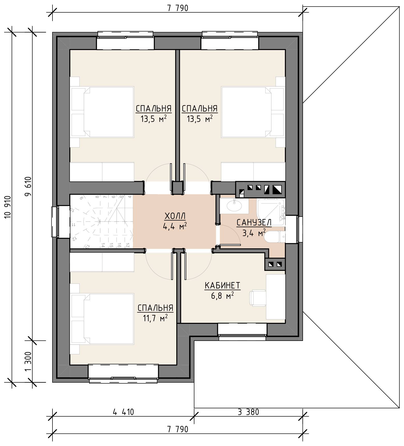 План 1 этажа