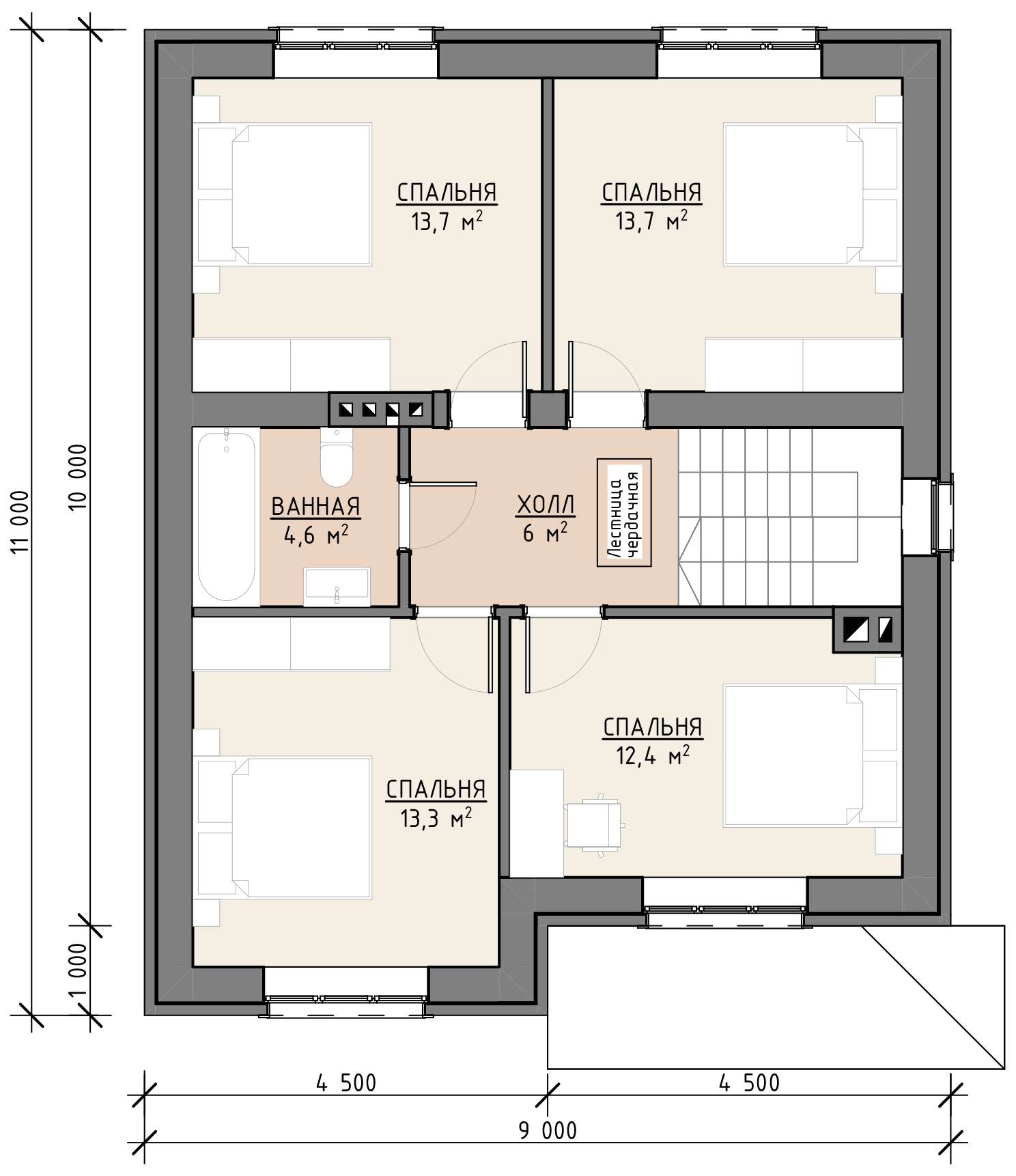 План 1 этажа