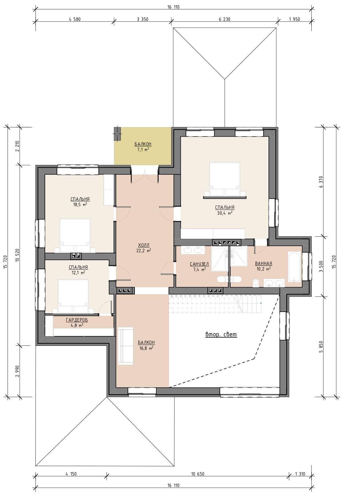 План 1 этажа